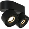 Image de Mexlite - spot - Fez Black - noir - plastique métal - spot en saillie - LED - 2674ZW