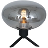 Image de Steinhauer - lampe de table - Reflexion - noir - verre métal - Ø 22cm - E27 - 2681ZW