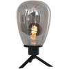Image de Steinhauer - lampe de table - Reflexion - noir - verre métal - Ø 15cm - E27 - 2682ZW
