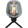 Image de Steinhauer - lampe de table - Reflexion - noir - verre métal - Ø 15cm - E27 - 2683ZW