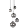 Image de Steinhauer - suspension - Bollique LED - noir - verre métal - Ø 60cm - E27 - 2730ZW