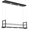 Image de Steinhauer - suspension - Tor - noir - métal - grande lampe de table à manger - LED - 3298ZW