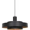 Image de Anne Lighting - suspension - Flinter - noir - métal - Ø 50cm - E27 - 3329ZW