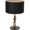 Image de Anne Lighting - lampe de table - Animaux - noir - métal tissu - Ø 20cm - E27 - 7203ZW
