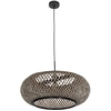 Image de Anne Lighting - suspension - Maze - noir - bambou bois - Ø 60cm - E27 - 7506ZW