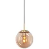 Image de Steinhauer - suspension - Bollique LED - ambre - verre métal - Ø 25cm - E27 - 3497ME
