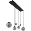 Image de Steinhauer - suspension - Bollique LED - noir - verre métal - lampe design - E27 - 3499ZW