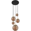 Image de Steinhauer - suspension - Bollique LED - ambre - verre métal - Ø 60cm - E27 - 2730ME