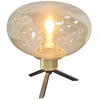 Image de Steinhauer - lampe de table - Reflexion - ambre - verre métal - Ø 22cm - E27 - 2681ME