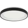 Image de Steinhauer - plafonnier - Ringlede - noir - plastique - Ø 38cm - LED - 3691ZW