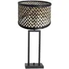 Image de Steinhauer - lampe de table - Stang - noir - bambou métal - lampe d'ambiance - E27 - 3703ZW