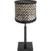 Image de Steinhauer - lampe de table - Stang - noir - lin métal - Ø 20cm - E27 - 3707ZW