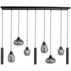Image de Steinhauer - suspension - Reflexion - noir - verre métal - lampe design - E27_GU10 - 3796ZW