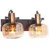Image de Steinhauer - applique murale - Glaslic - bronze - verre métal - lampe design - E27 - 3865BR