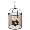 Image de Suspension - noir - Pimpernel - verre métal - Ø 25cm - E14 - 5972ZW - Steinhauer