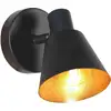 Image de Mexlite - spot - Oeroe - noir - métal - lampe de lit - E14 - 4113ZW