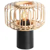 Image de Lampe de table - naturel - Bloeba - bambou métal - Ø 20cm - E27 - 4143ZW - Steinhauer