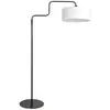 Image de Steinhauer - lampadaire - Bloeba - blanc noir - lin métal - Ø 40cm - E27 - 4164ZW