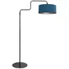 Image de Steinhauer - lampadaire - Bloeba - bleu noir - métal velours tissu - Ø 40cm - E27 - 4169ZW