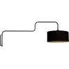 Image de Applique murale - noir - Bloeba - métal textile - Ø 40cm - E27 - 4172ZW - Steinhauer