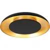 Image de Plafonnier - noir - Golden Veil - plastique métal - Ø 40cm - LED - 4331ZW - Steinhauer