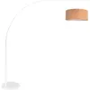 Image de Steinhauer - lampadaire - Sparkled Light - blanc - métal textile - lampe arquée - E27 - 4341W