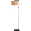 Image de Steinhauer - lampadaire - Stang - naturel noir - métal textile - lampe d'ambiance - E27 - 4358ZW