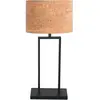 Image de Steinhauer - lampe de table - Stang - naturel noir - métal textile - lampe de chevet - E27 - 4364ZW