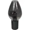 Image de Steinhauer - lampe de table - Bloeba - noir - verre métal - Ø 23cm - E27 - 4377ZW