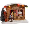 Image de Luville Village De Noël Multicolores H9.5xl10.5xl13.5cm