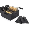 Image de Friteuse Double 2x3L 2x1800W Noir