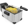 Image de Friteuse Tomado en acier inoxydable - Friteuse à zone froide de 3 litres pour des snacks croustillants