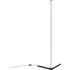 Image de Calex Smart LED Lampadaire, 140 cm, couleurs RGB & lumière blanche froide à chaude, dimmable, WLAN App- &vocale, lampe d'angle pour salon, noir