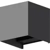 Image de Applique murale extérieure LED Calex Bari Up & Down, lumière blanche chaude, 7W, IP54, Gris Anthracite, Classe Énergétique F