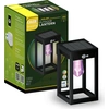 Image de Calex Smart Outdoor Applique murale solaire à LED, LED intégrée, étanche, contrôle par app et par la voix, noir