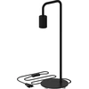 Image de Calex lampe de table U-Line, 53 cm de hauteur, noir, lampe de table avec douille E27, sans ampoules