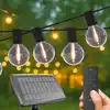 Image de Guirlande lumineuse Calex Vista Solar, 10 m, 20 ampoules, lumière blanc chaud, guirlande de Noël, étanche, avec télécommande