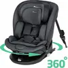 Image de Bebeconfort Evolufix 360, Siège auto 360 pivotant, 0-12 ans, 40-150 cm, Siège enfant ISOFIX pivotant, 10 positions d'appui-tête, Tinted Black
