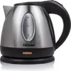 Image de Tristar | Bouilloire à piston | WK-1323 | Standard | 1500 W | 1,2 L | Acier inoxydable | Socle pivotant à 360° | Argent