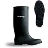 Image de Botte Wellington En Pvc Noir Taille 39 Noir Haut De Gamme Dunlop