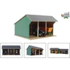 Image de Kids Globe Fahrzeugschuppen 1:32 für bis zu 3 Fahrzeuge Maße 45x28x22 cm