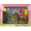 Image de Globe terrestre pour enfants avec cheval et accessoires, 13 cm