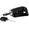 Image de Antivol de batterie AXA Yamaha Downtube avec boîtier plastique, noir