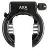 Image de Cadenas de cadre AXA Solid rétractable, noir, avec clé amovible.