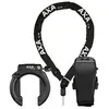 Image de Cadenas de vélo Axa Block 2XL AZ + Ulc 130, à fixer sur le cadre, de couleur noire, taille unique