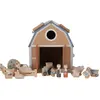 Image de LITTLE DUTCH Maison de poupée portable en bois Ferme