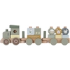 Image de Little Dutch Little Farm - Train en bois, tracteur empilable