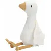Image de Oie câline 25 cm - Blanc - Petite oie