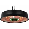 Image de Chauffage radiant de plafond Eurom Partytent 1500 RC 1500 watts noir