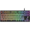 Image de TRUST Trust GXT 833 Clavier Thado Gaming USB hollandais Noir, Argent
